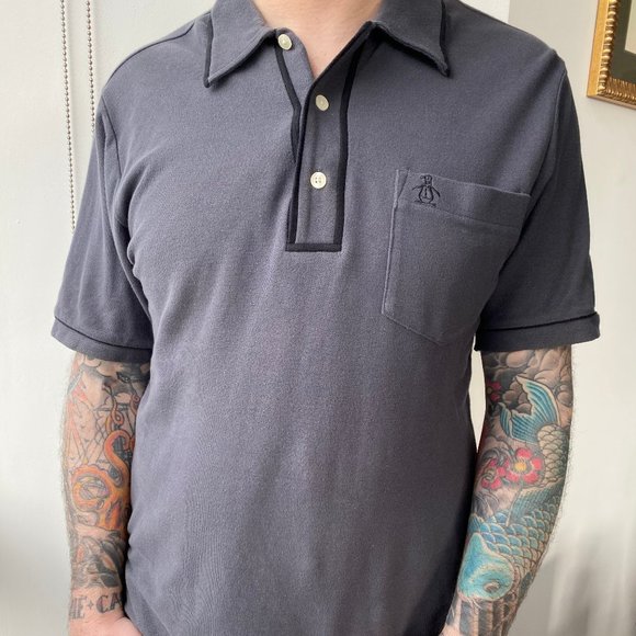 Grey Penguin Polo Shirt - Picture 1 of 4